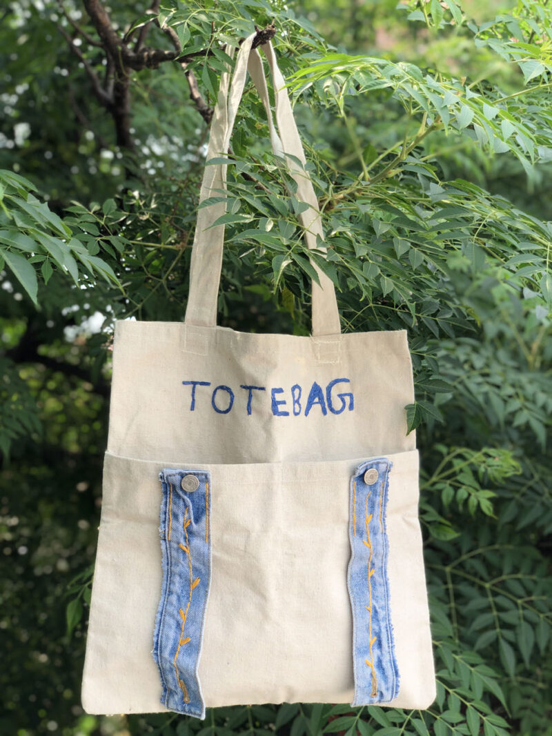 Handembroidered tote Bag - Image 2