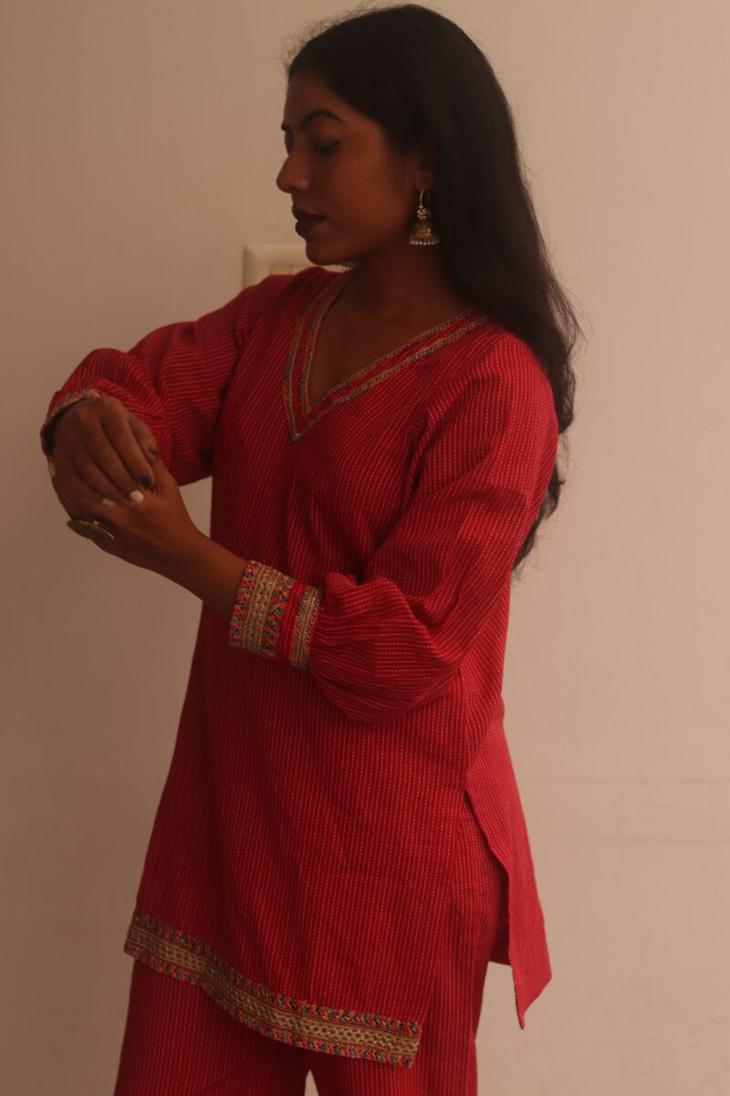 Kantha kurta with plazo - Image 2