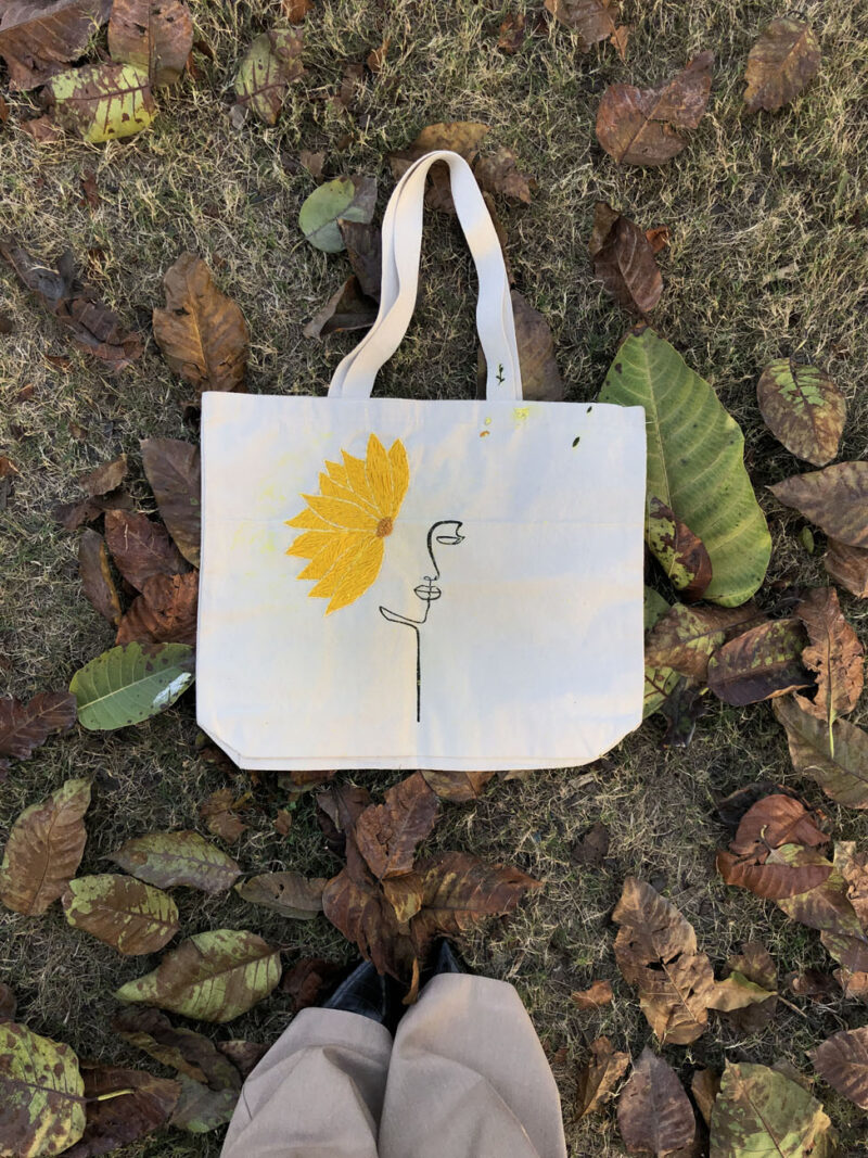 Sunflower tote bag - Image 2